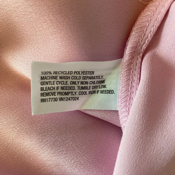 A New Day Elastic Waist Pink Polyester Maxi Slip Skirt Women's 3X NEW NWT - Picture 8 of 9